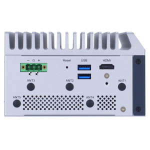 Axiomtek ICO520 DIN-rail Fanless Embedded System, Intel Core i7/i5/i3/Celeron, 4 LAN, HDMI, Isolated COM and DIO